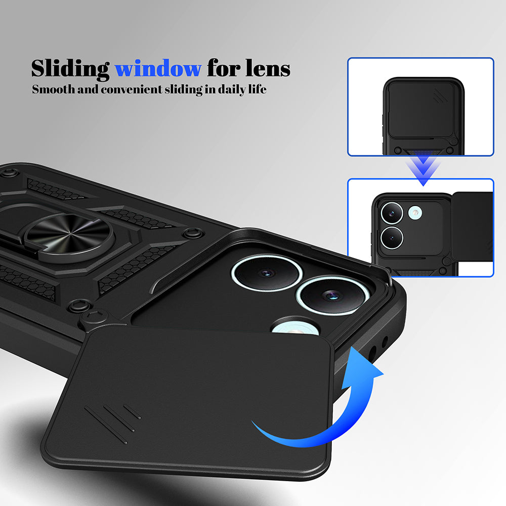 Husa de protectie Techsuit CamShield Series compatibil cu Honor 600 Lite, Albastru