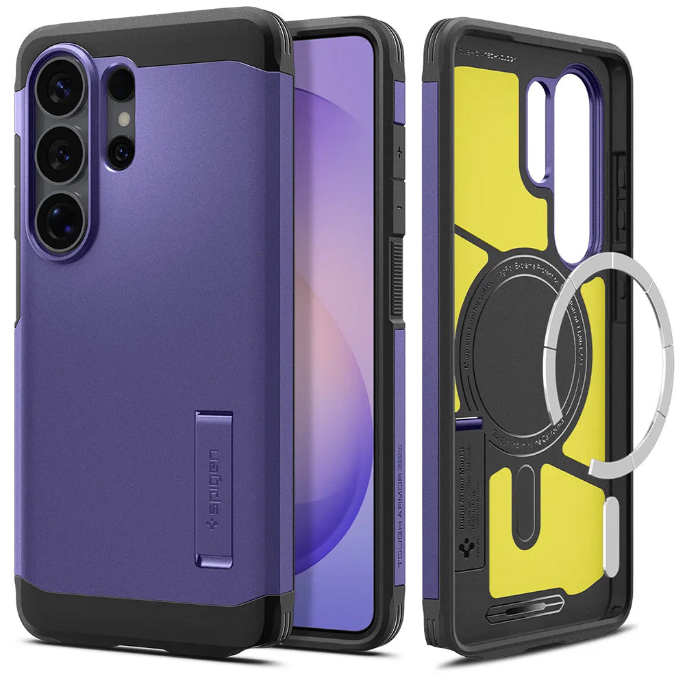 Husa de protectie Spigen Tough Armor MagSafe (ACS11209) compatibil cu Samsung Galaxy S26 Ultra, Ash Violet