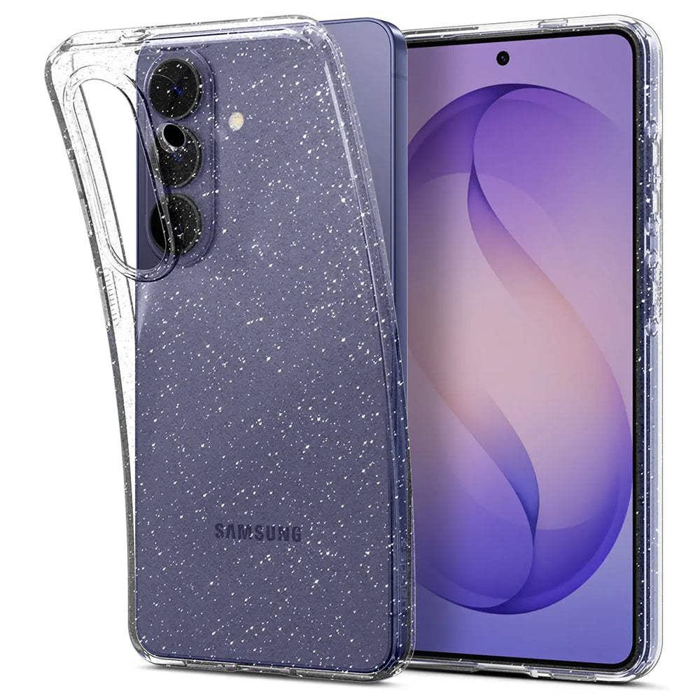 Husa de protectie Spigen Liquid Crystal Glitter (ACS10703) compatibil cu Samsung Galaxy S26 Plus, Crystal Quartz