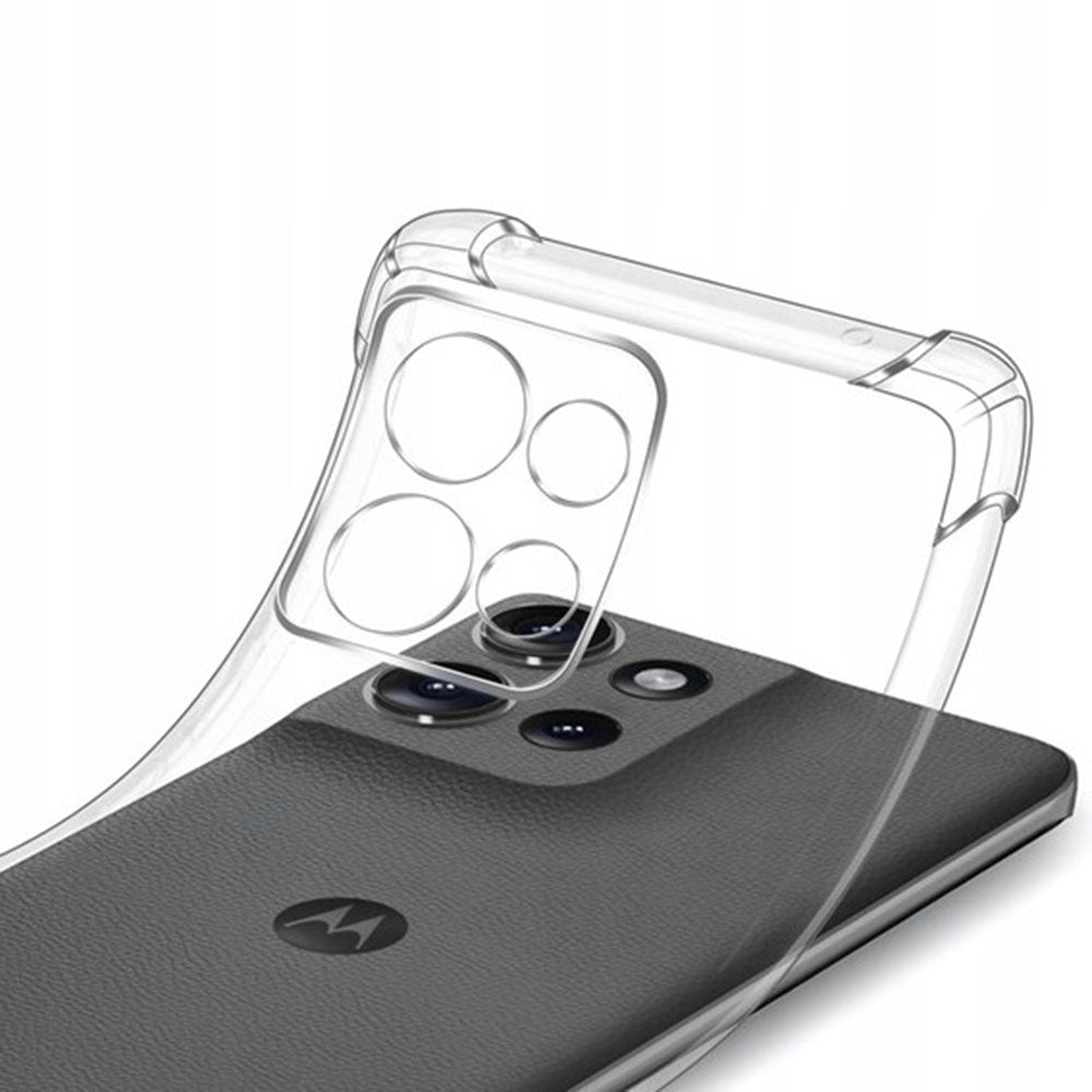 Husa de protectie Techsuit Shockproof Clear Silicone compatibil cu Motorola Edge 70 Fusion, Transparent