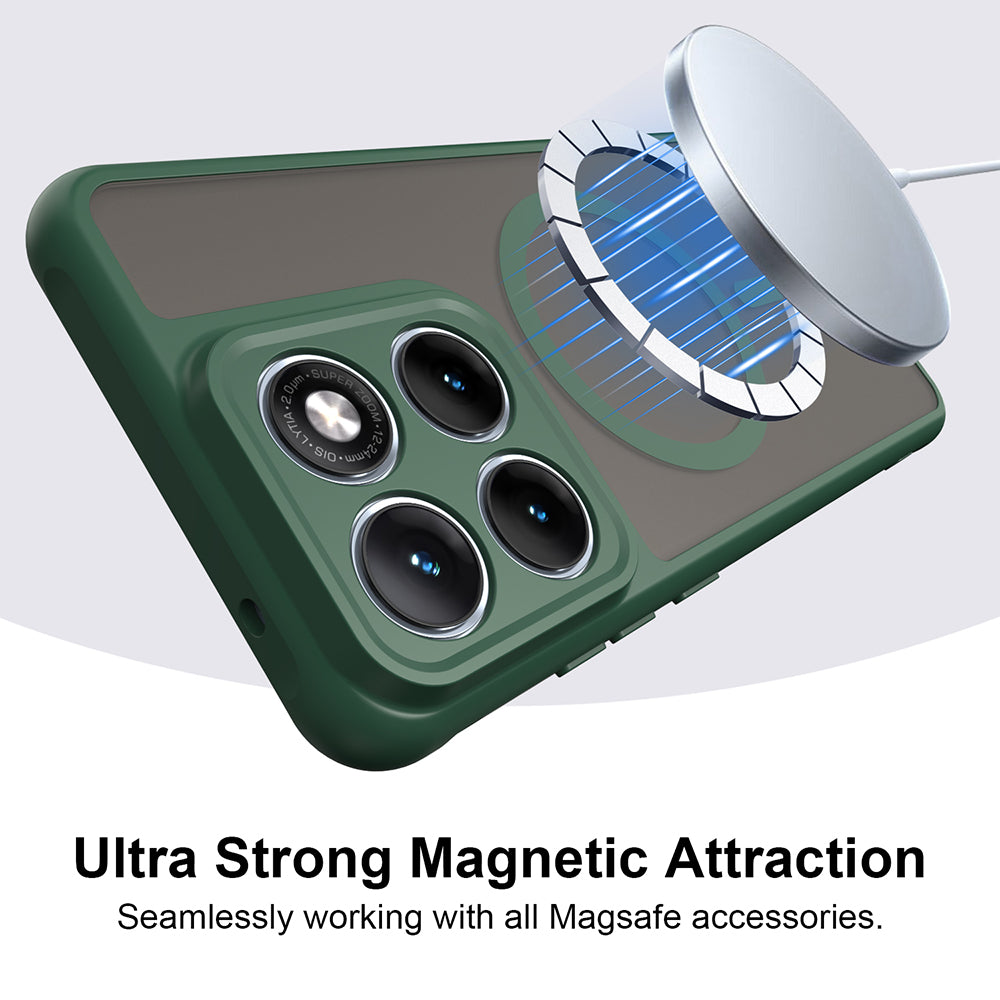 Husa pentru Motorola Edge 70 Fusion - Techsuit HaloFrost II MagSafe - Green