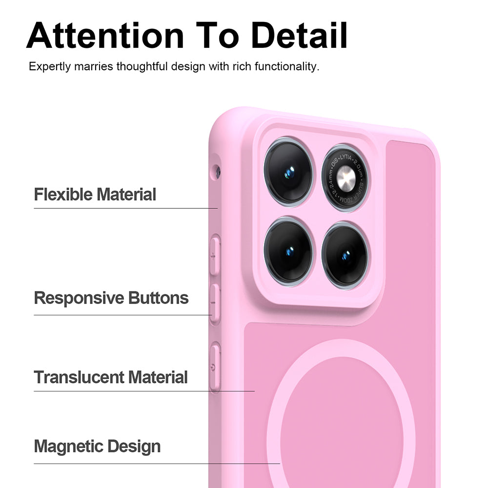 Husa pentru Motorola Edge 70 Fusion - Techsuit HaloFrost II MagSafe - Pink