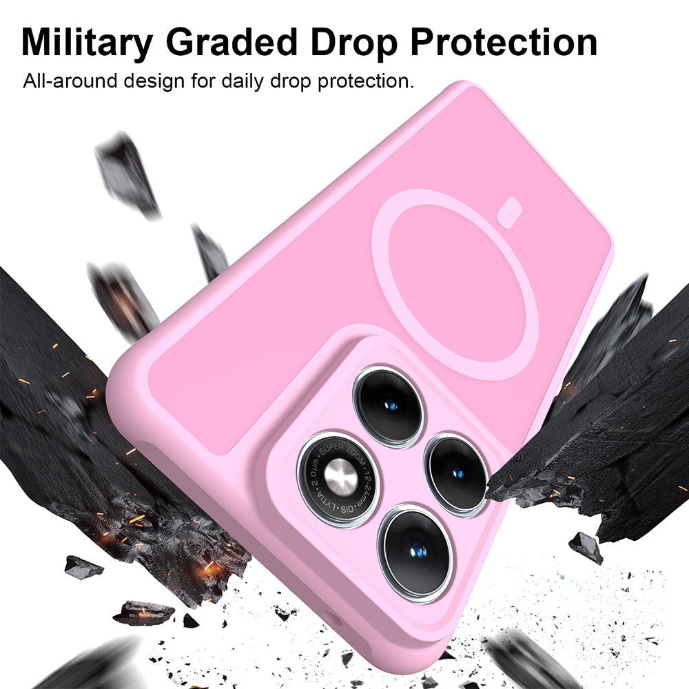 Husa pentru Motorola Edge 70 Fusion - Techsuit HaloFrost II MagSafe - Pink