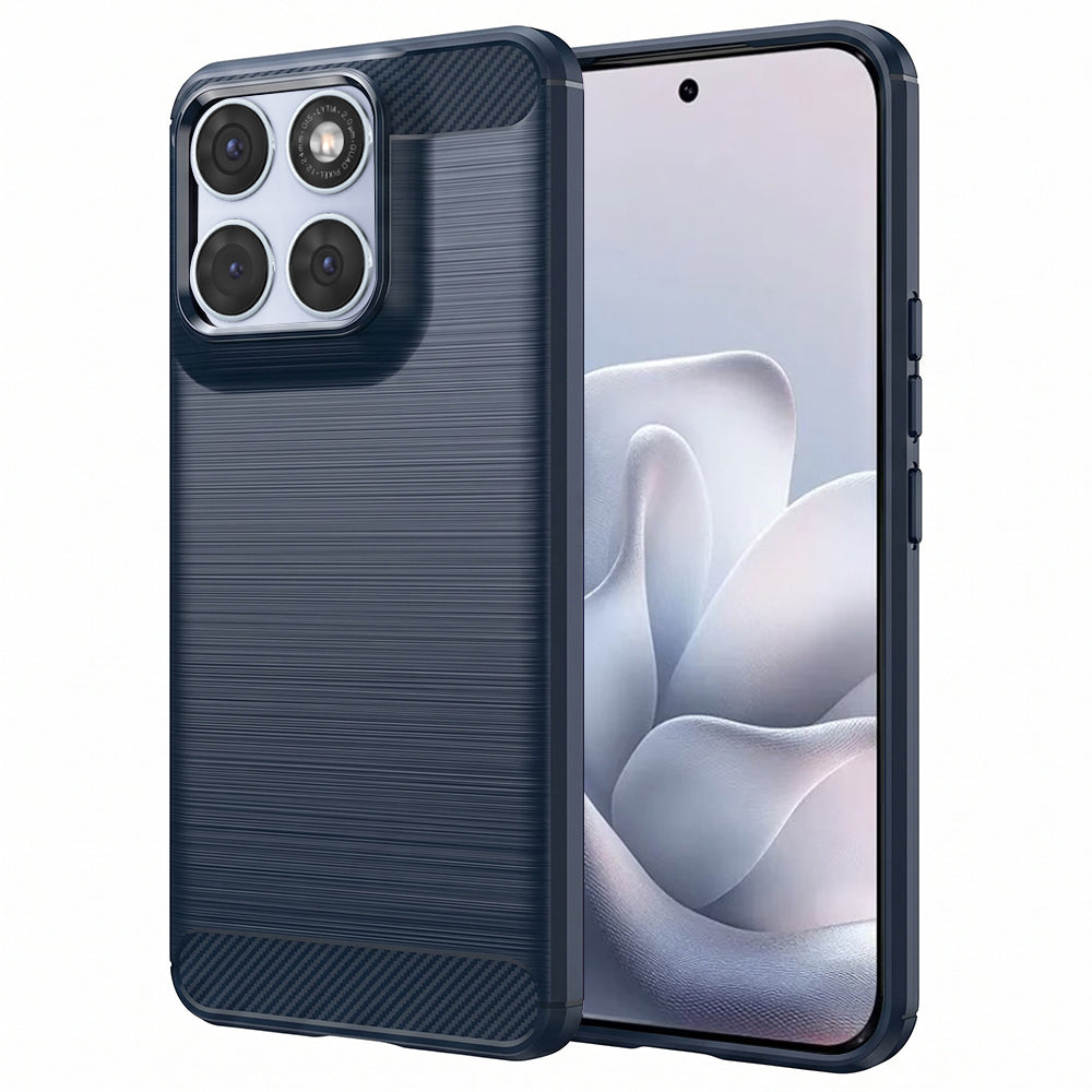 TechSuit Husa de protectie Techsuit Carbon Silicone compatibil cu Motorola Edge 70 Fusion, Albastru