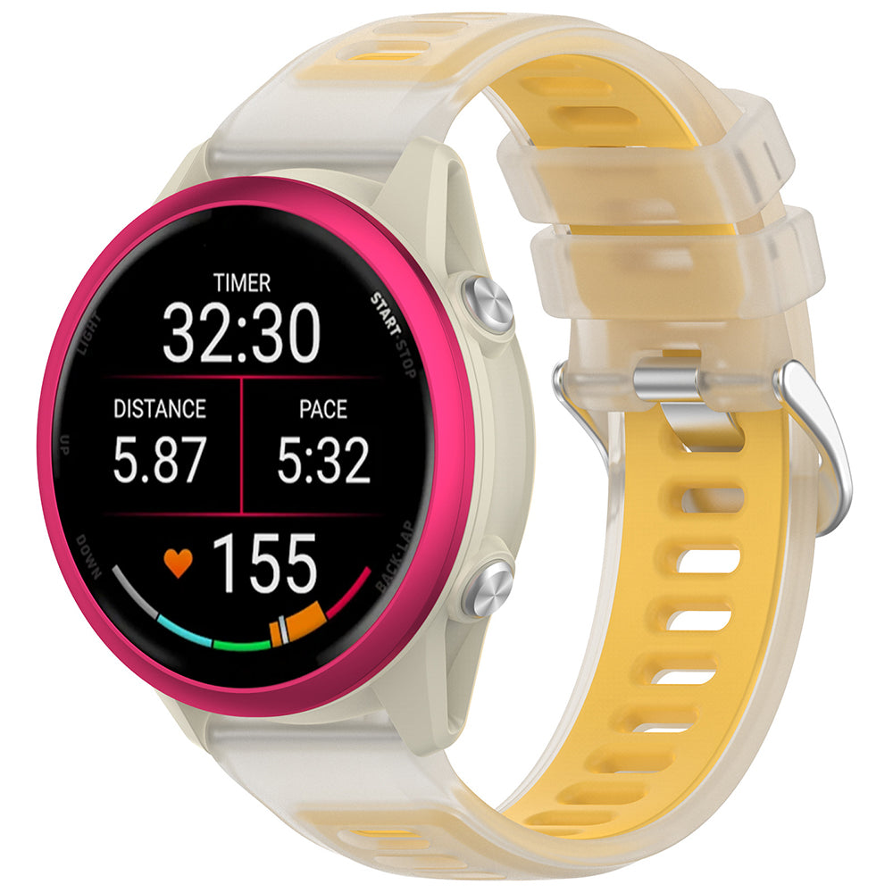 Curea smartwatch Techsuit compatibil cu Samsung Galaxy Watch / Watch 3 / Gear S3, Galben
