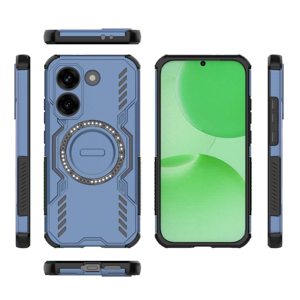 Husa de protectie Techsuit ArmorMag compatibil cu Xiaomi Poco X8 Pro, Albastru