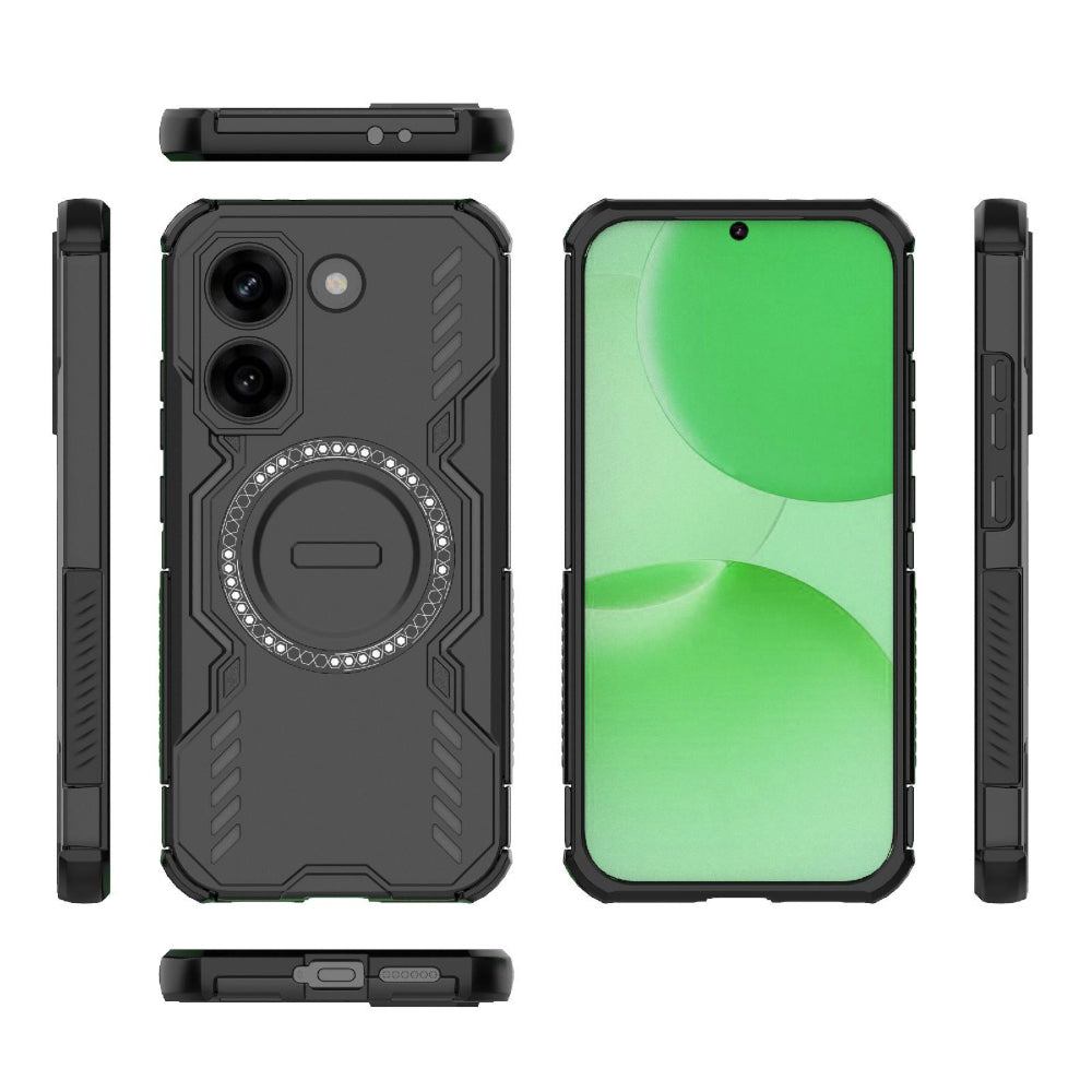 Husa de protectie Techsuit ArmorMag compatibil cu Xiaomi Poco X8 Pro, Negru