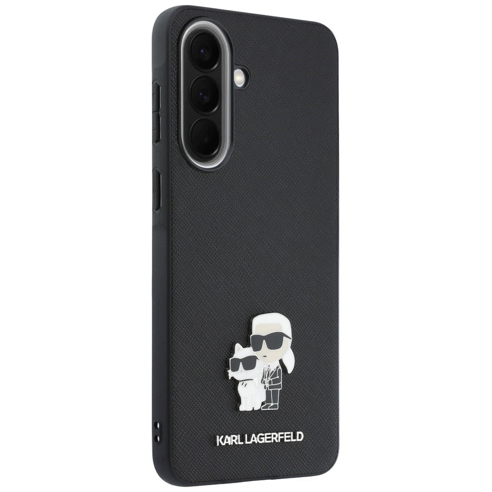 Husa de protectie Karl Lagerfeld Saffiano compatibil cu Samsung Galaxy A57 5G, Gri