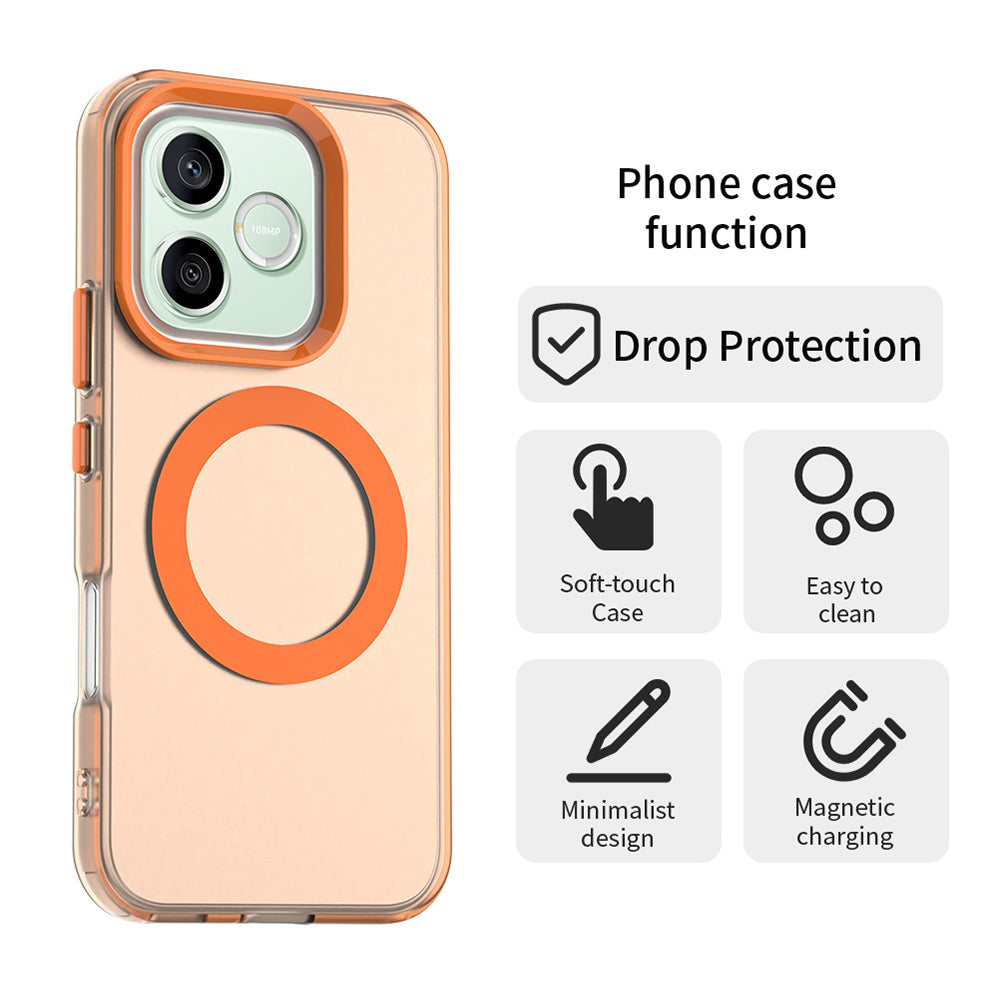Husa pentru Honor 600 Lite - Techsuit CandyCase MagSafe - Orange