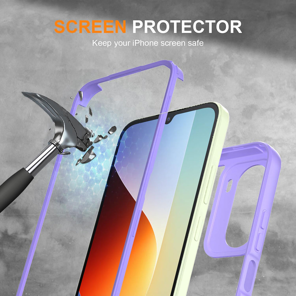 TechSuit Folie de protectie Techsuit ColorVerse 360 Series + compatibil cu Xiaomi Redmi A7 Pro 4G, Mov – imagine 5