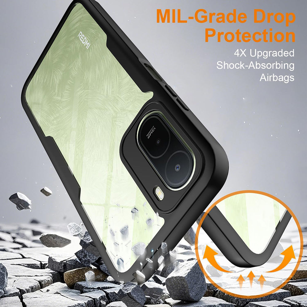 TechSuit Folie de protectie Techsuit ColorVerse 360 Series + compatibil cu Xiaomi Redmi A7 Pro 4G, Negru – imagine 6