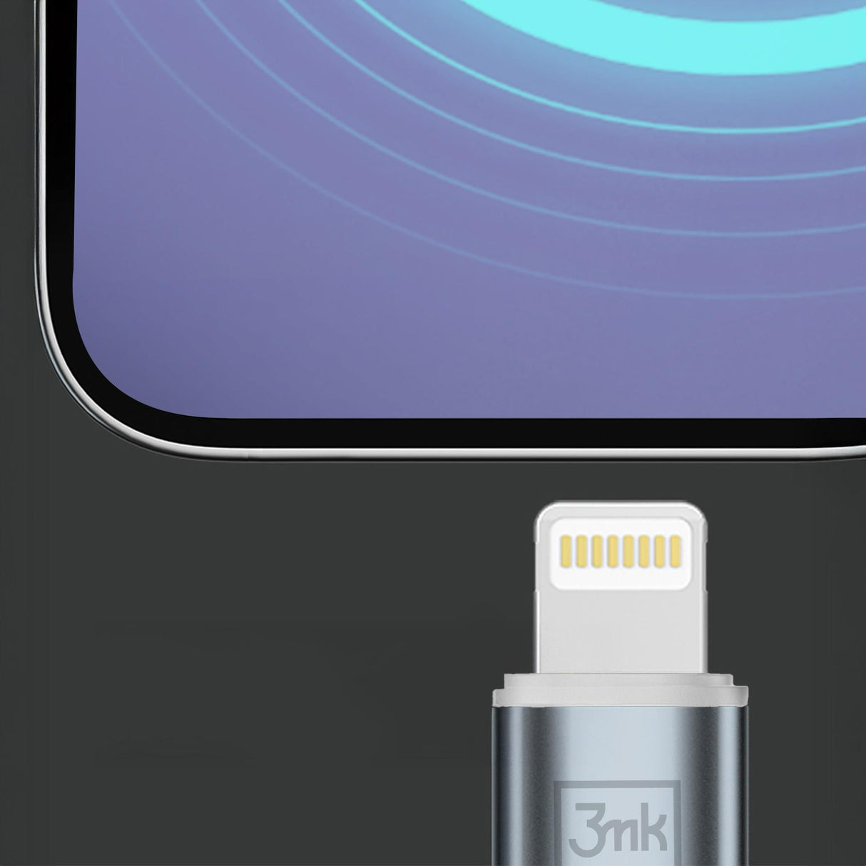 Cablu 3mk Hyper N-Series, USB-C la Lightning, 27W, 1m, Alb