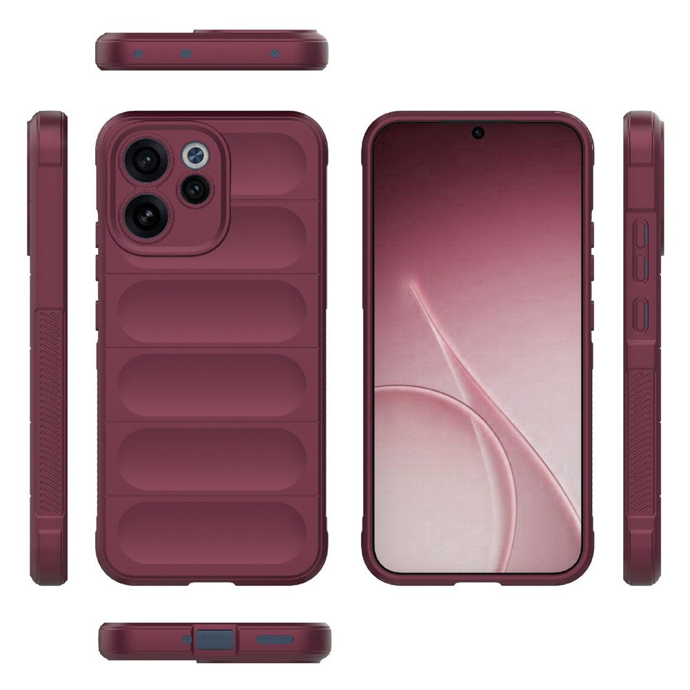Husa de protectie Techsuit Magic Shield compatibil cu Oppo Reno15 F / Reno15 FS 5G, Bordeaux