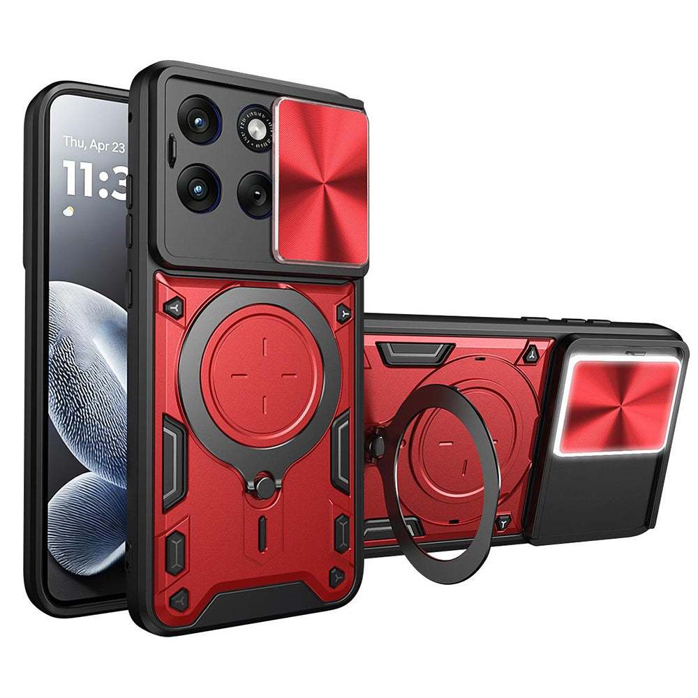 Husa de protectie Techsuit CamGuard Pro compatibil cu Motorola Edge 70 Fusion, Roșu
