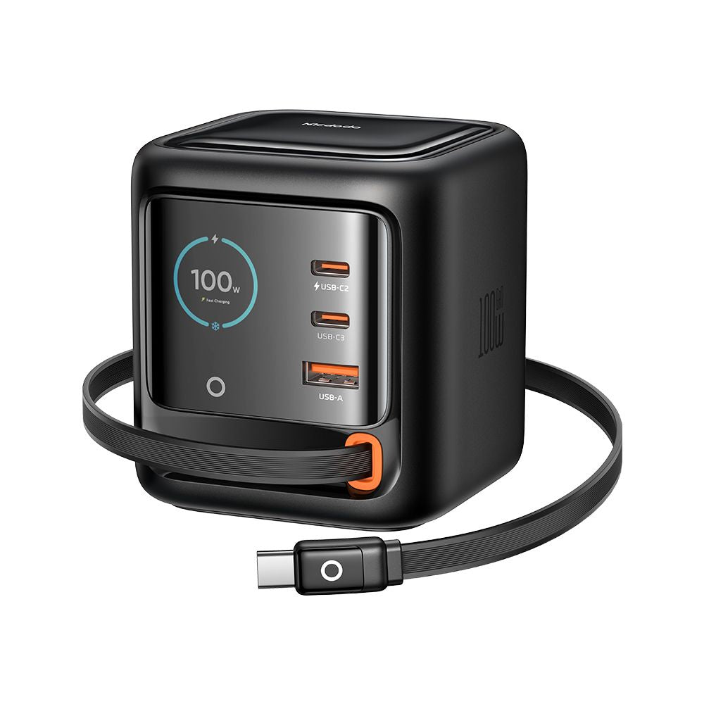 Incarcator Mcdodo (CH-1391), 2x USB-C + 1x USB-A, 100W, GaN, Negru