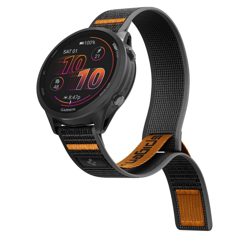 Curea smartwatch Spigen compatibil cu Garmin Venu 2 / Garmin Forerunner 265 / Garmin Venu 3, Negru
