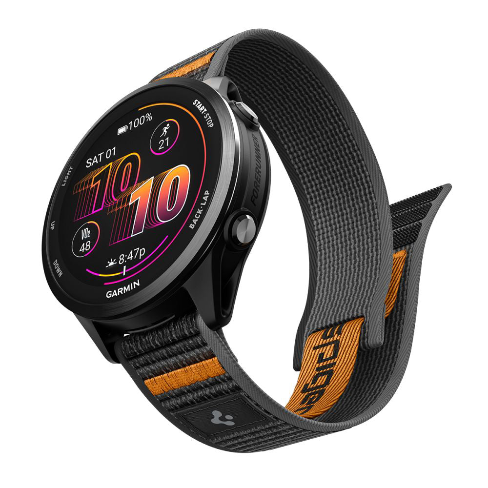 Curea smartwatch Spigen compatibil cu Garmin Venu 2 / Garmin Forerunner 265 / Garmin Venu 3, Negru