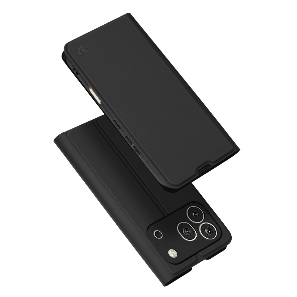 Husa de protectie Techsuit Magskin Book compatibil cu Honor 600 Pro, Negru