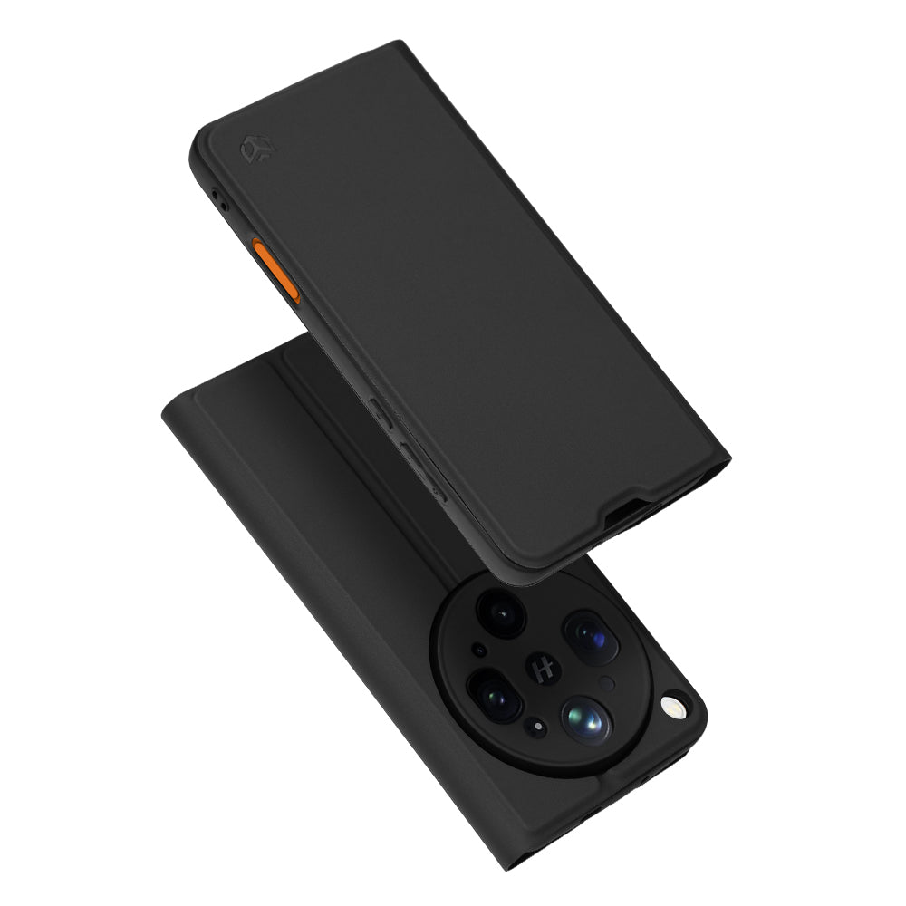 Husa de protectie Techsuit Magskin Book compatibil cu Oppo Find X9 Ultra, Negru
