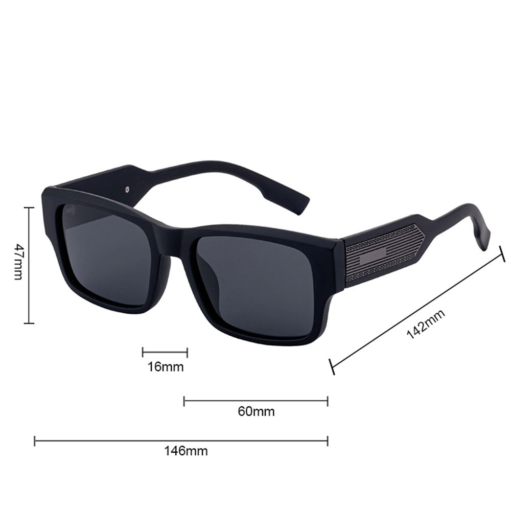 Ochelari de Soare Techsuit (8485), Forma Patrat, Negru
