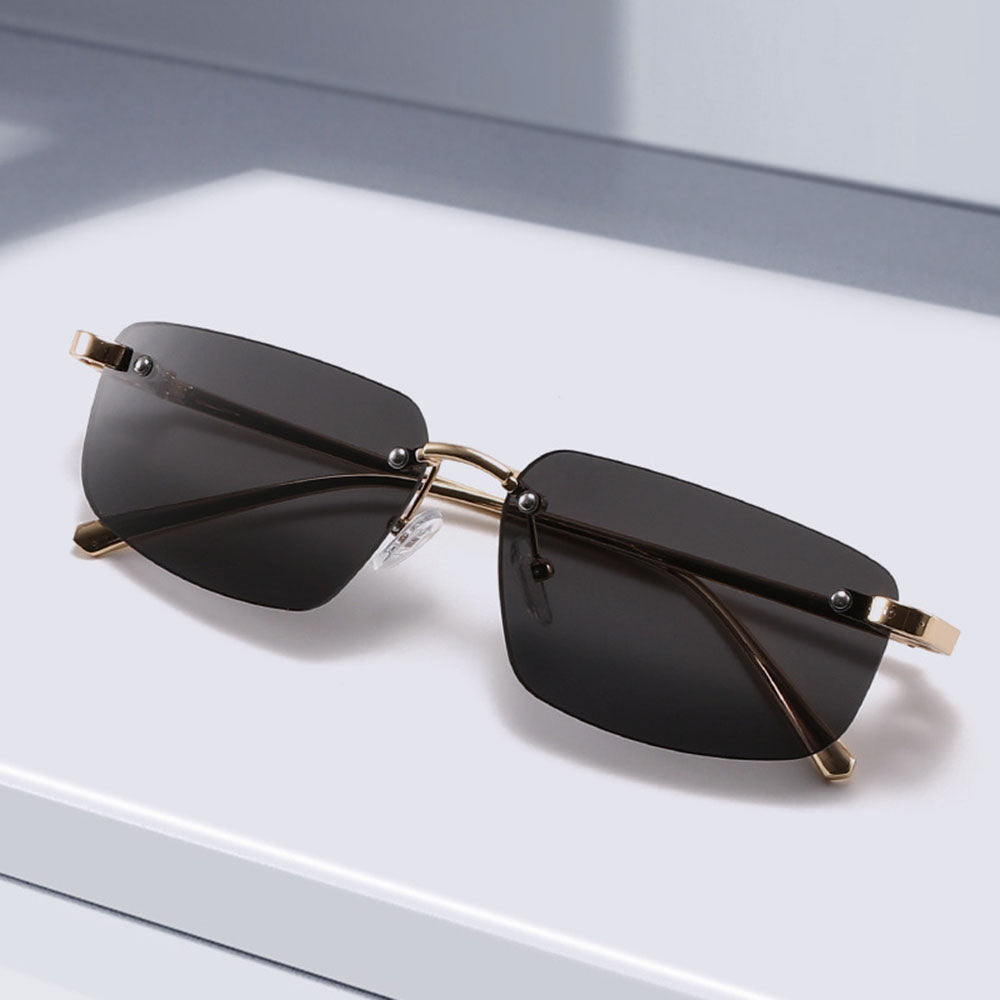 Ochelari de soare Techsuit (S098), Fara rama, Maro