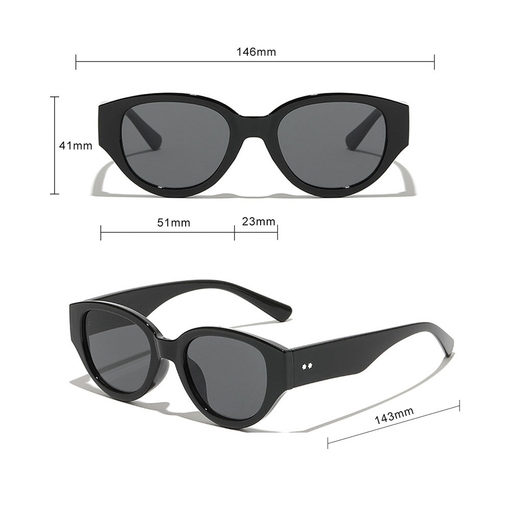 Ochelari de Soare Techsuit (17002), Ovali, Policarbonat, Gri / Maro
