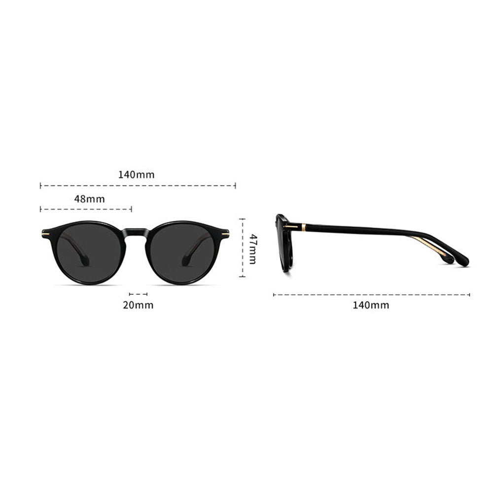 Ochelari de soare Techsuit (31235), TR90, Polarizati, Verde