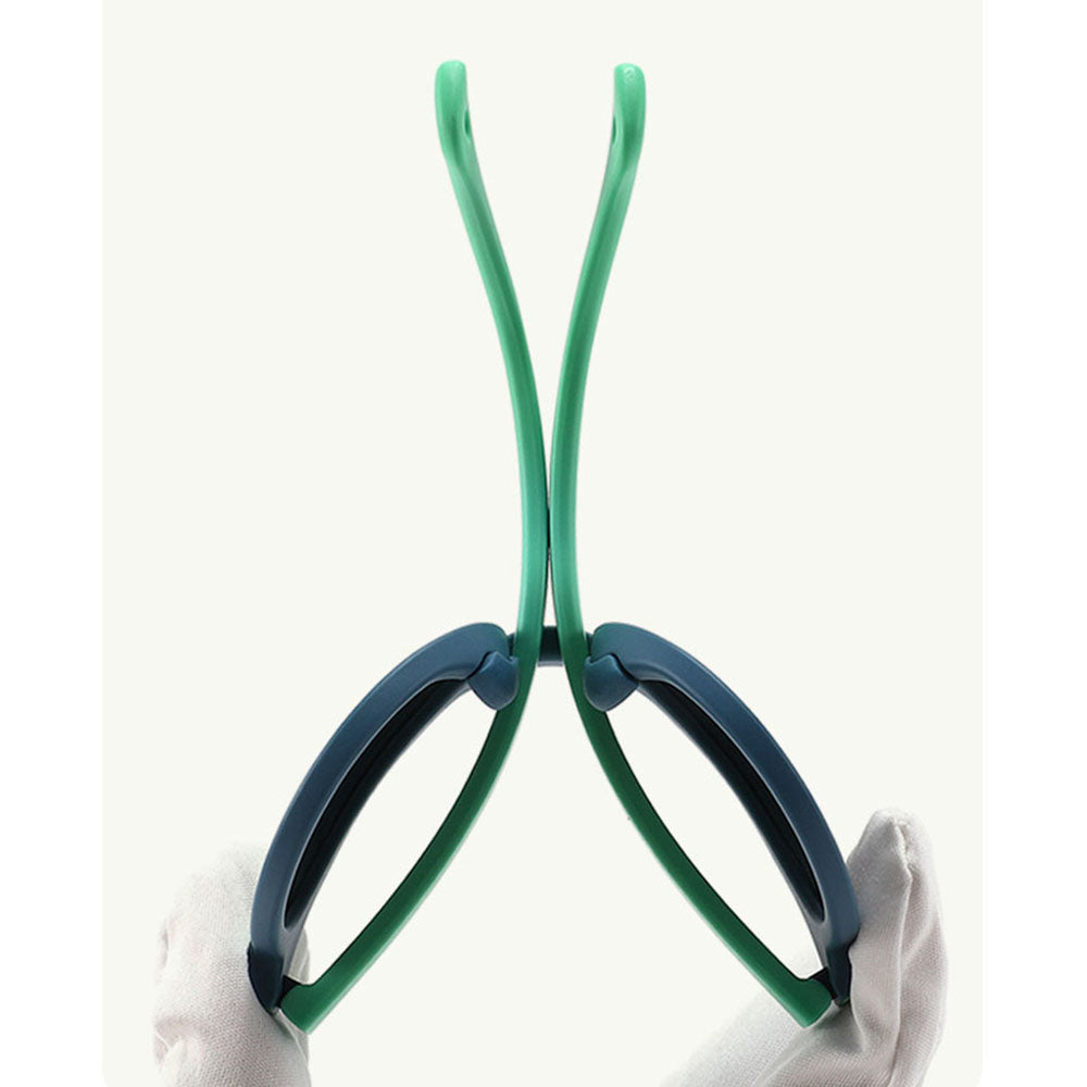 Ochelari sport Techsuit (601), TPEE, Gri, Verde