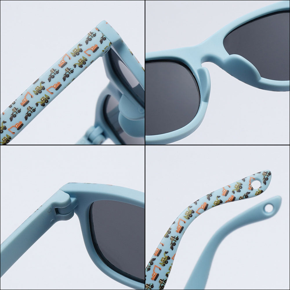 Ochelari de Soare Techsuit (5218), TPEE, Gri, Roz