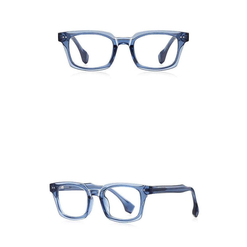Ochelari Protectie Calculator Techsuit Reflex PC (LS084), Dreptunghiulara, Transparent, Albastru