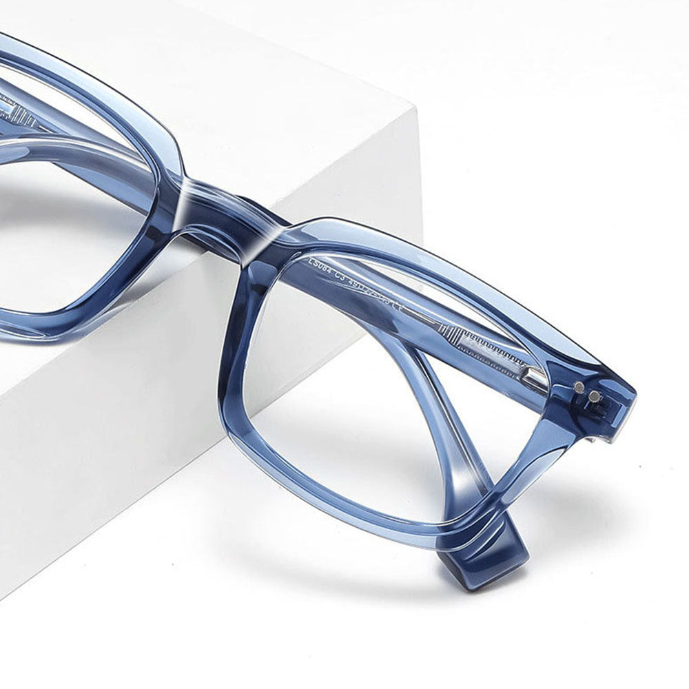 Ochelari Protectie Calculator Techsuit Reflex PC (LS084), Dreptunghiulara, Transparent, Albastru