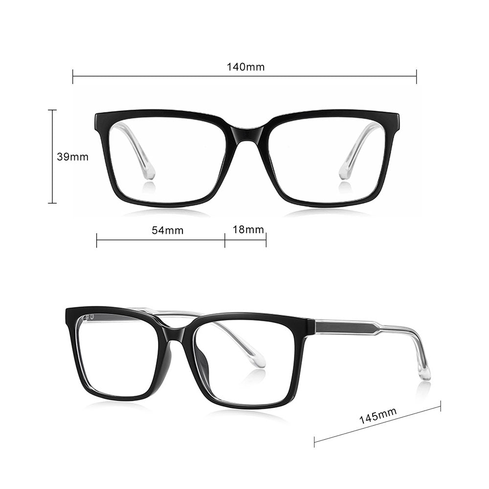 Ochelari Protectie Calculator Techsuit Reflex PC (LS091), Flat-Top, Negru
