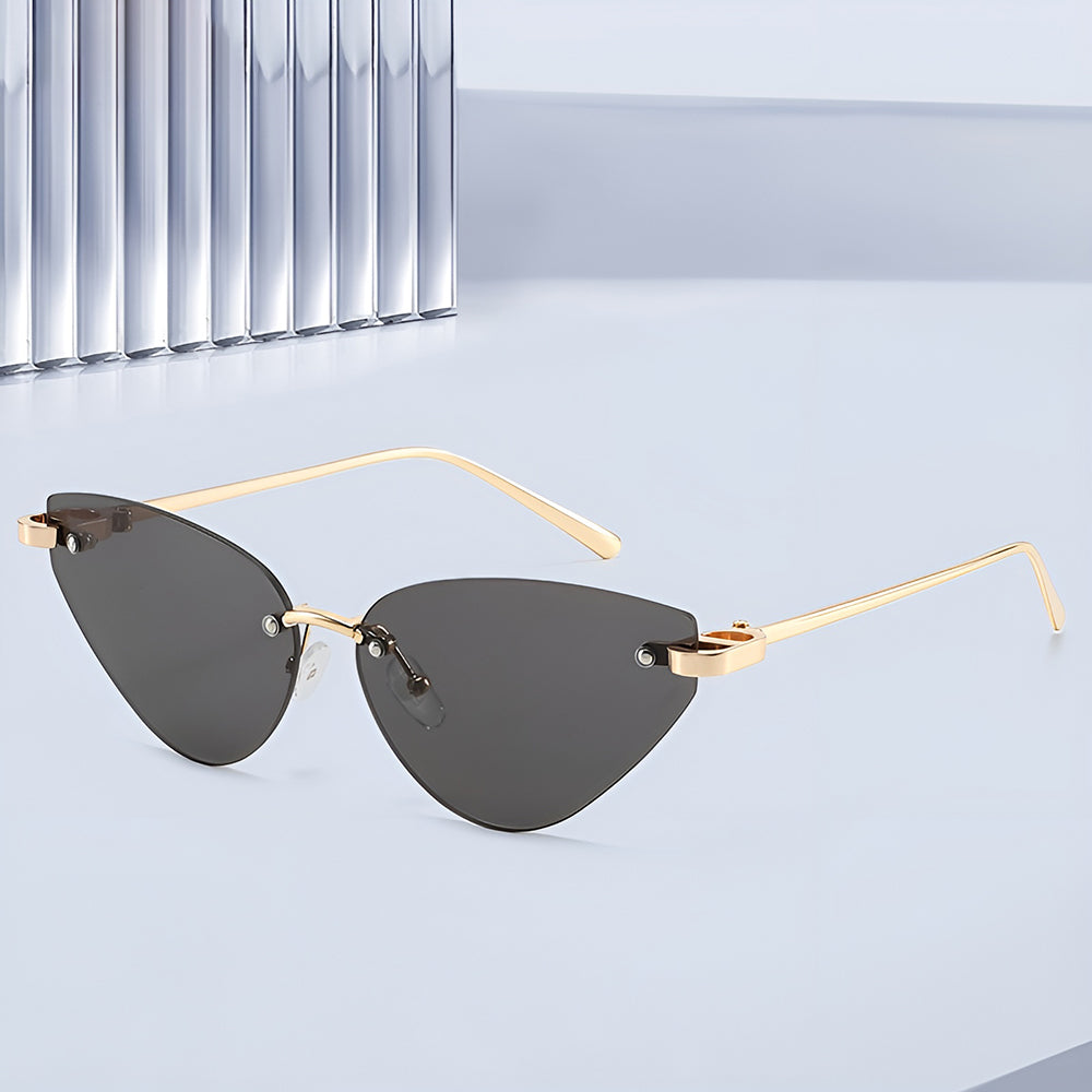Ochelari de Soare Techsuit (S099), Cat Eye, Negru