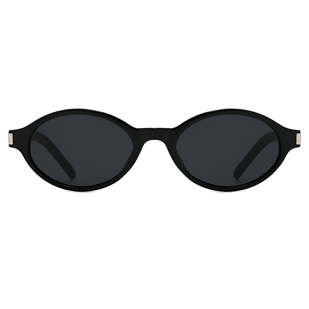 Ochelari de Soare Techsuit (3952), Ovali, Policarbonat, Negru