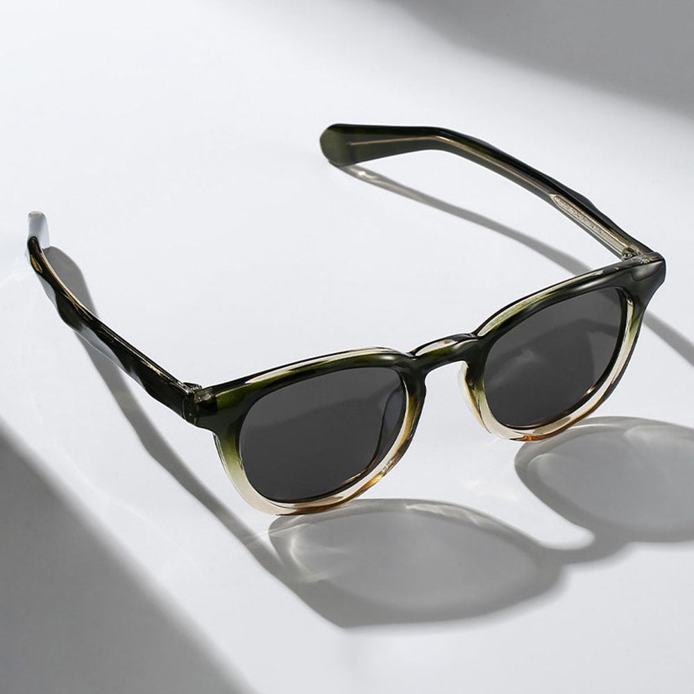 Ochelari de Soare Techsuit (8663), Rotunzi, TR90, Maro