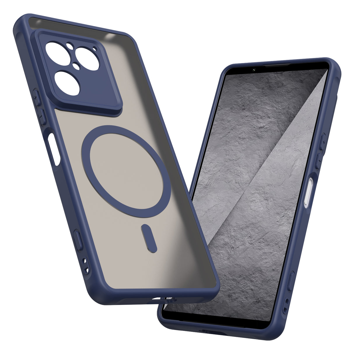 Husa de protectie Techsuit HaloFrost II MagSafe compatibil cu Sony Xperia 1 VIII, Albastru