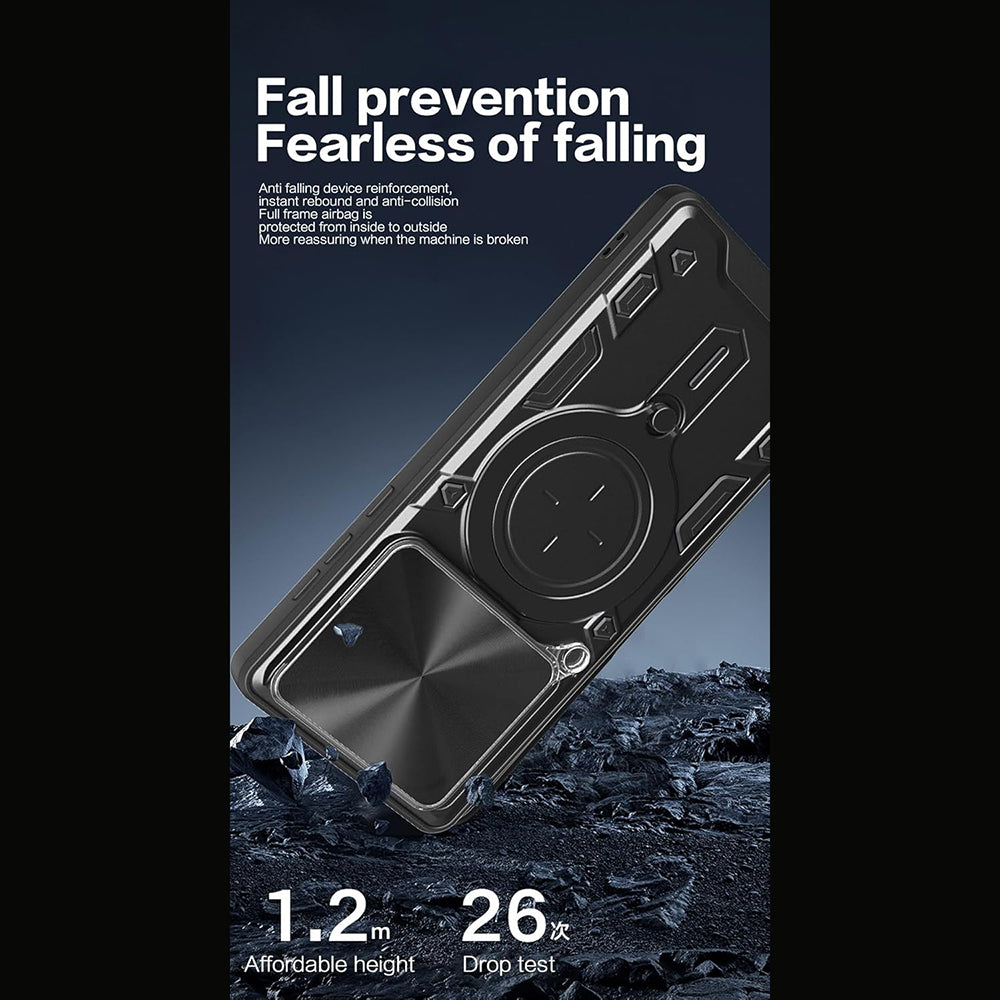 Husa de protectie Techsuit CamGuard Pro compatibil cu Motorola Edge 70 Pro, Negru