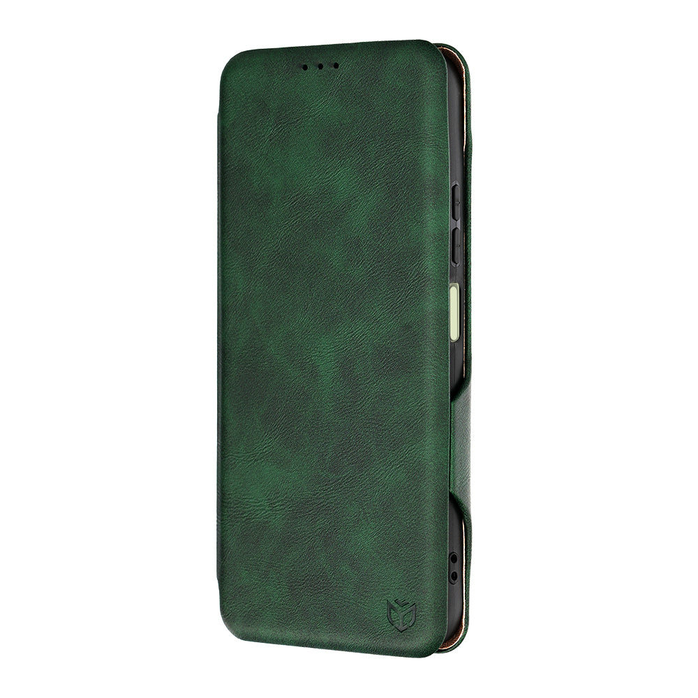 Husa de protectie Techsuit Safe Wallet Plus compatibil cu Xiaomi Redmi A7 Pro 4G, Verde