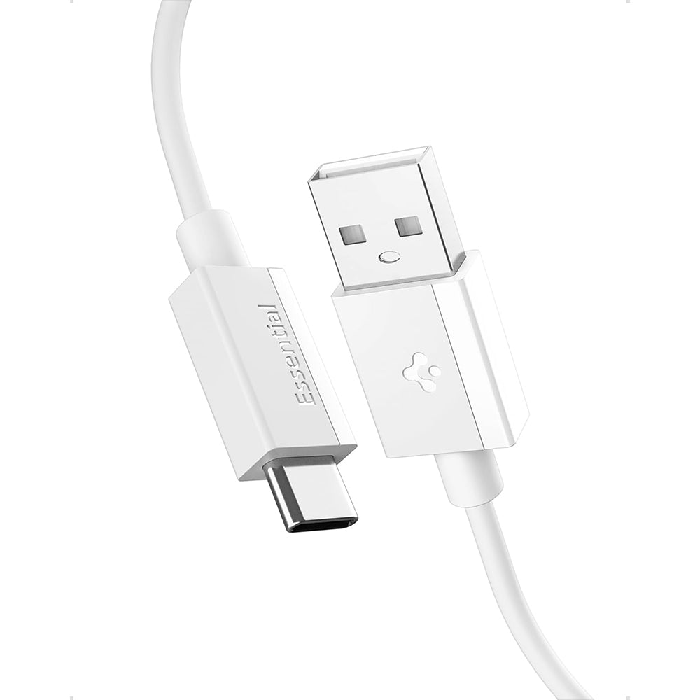 Cablu pentru Alimentare USB, Type-C, 60W, 480Mbps - Spigen Essential EB6015AC (ACA10413) - White