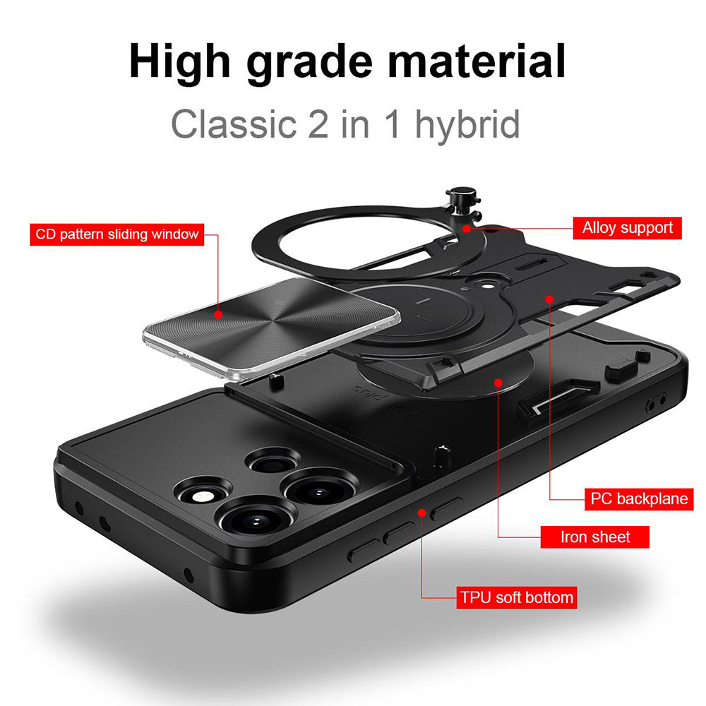 Husa de protectie Techsuit CamGuard Pro compatibil cu OnePlus Nord 6, Negru