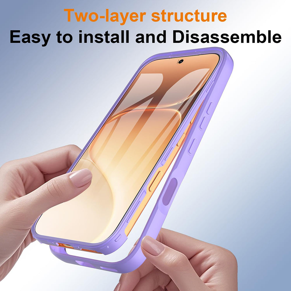 Husa de protectie Techsuit ColorVerse 360 Series compatibil cu Honor 600 / 600 Pro, Mov