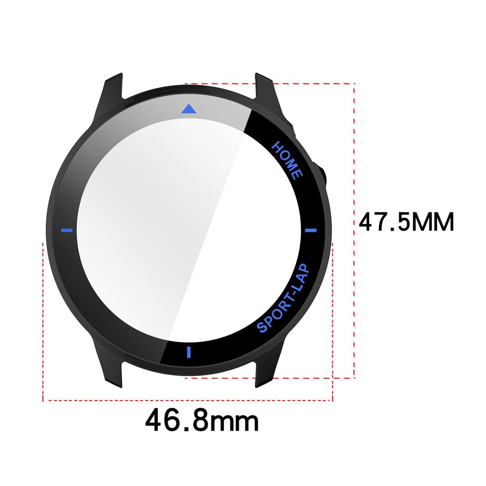 Husa + Folie smartwatch Techsuit compatibil cu Huawei Watch GT Runner 2, Transparent