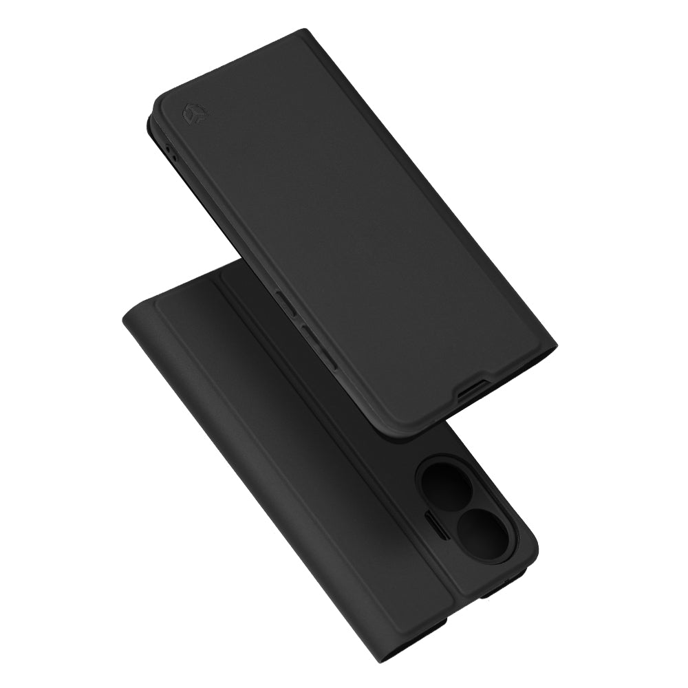 Husa de protectie Techsuit Magskin Book compatibil cu Xiaomi Poco F7, Negru