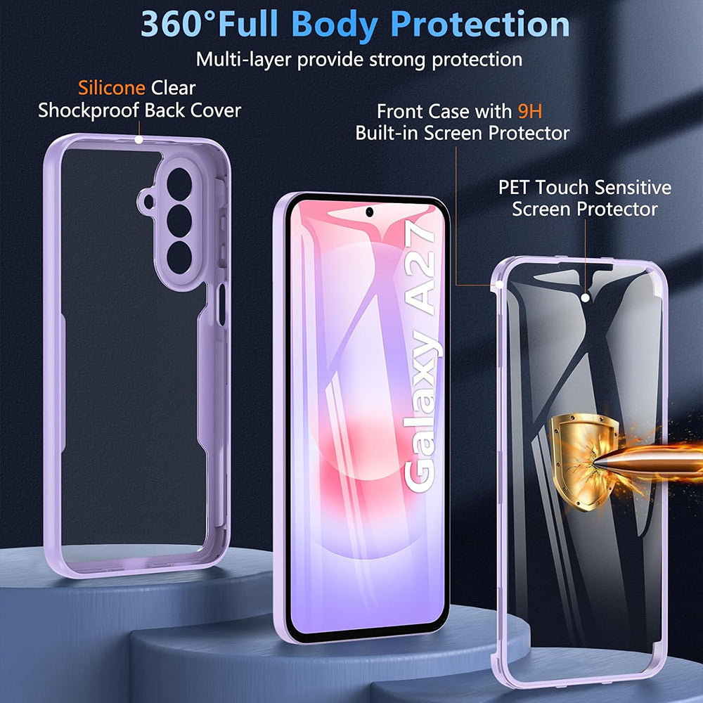 Husa de protectie Techsuit ColorVerse 360 Series compatibil cu Samsung Galaxy A27 5G, Roz