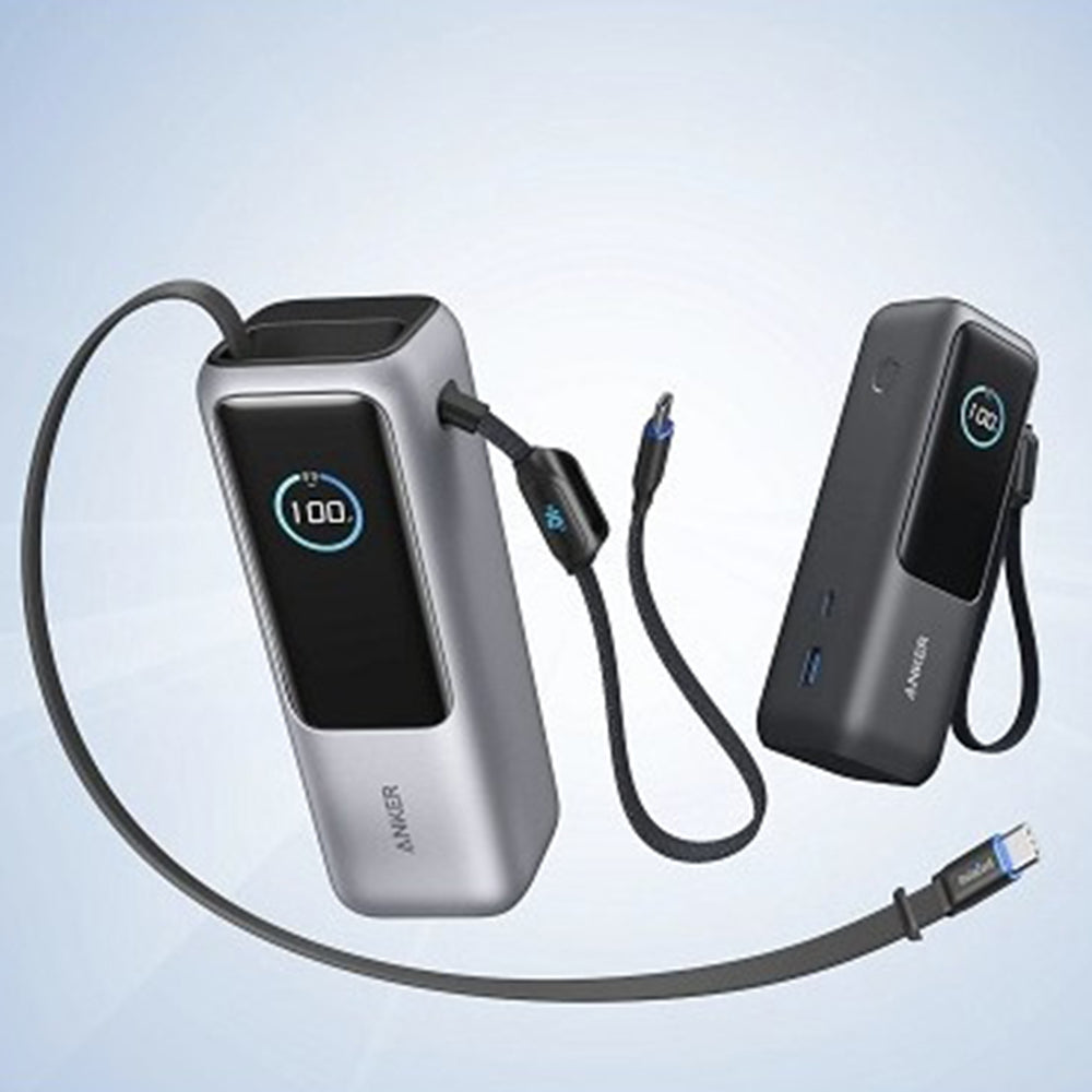 Baterie externa Anker Prime (A1695H41), 25000mAh, USB-C/USB, 165W, Argintiu