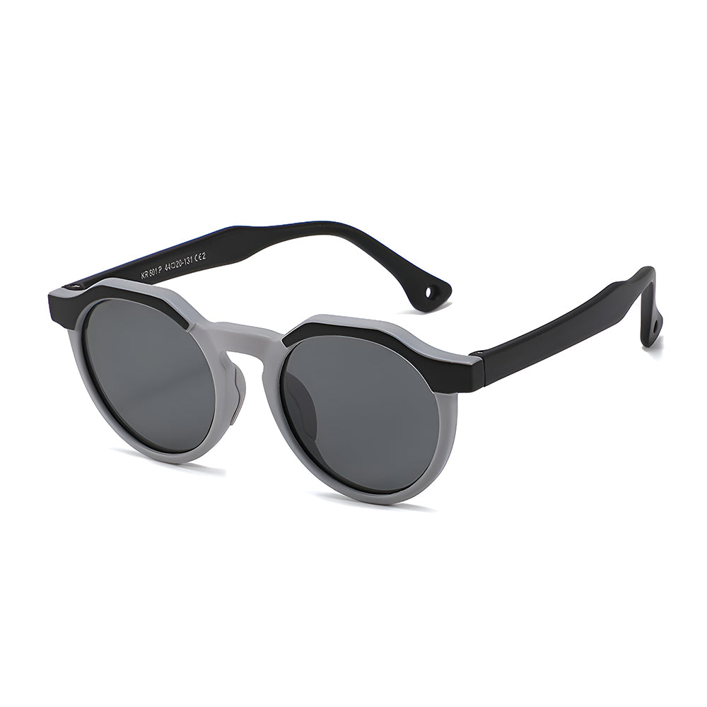 Ochelari de Soare pentru Copii cu Protectie UV - Techsuit (601) - Black / Gray