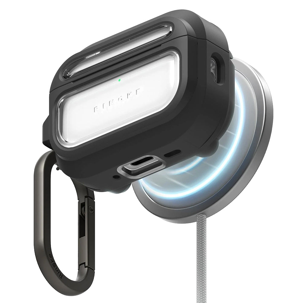 Husa Casti Ringke UX Magnetic AirPods Pro 3, Policarbonat, Transparent
