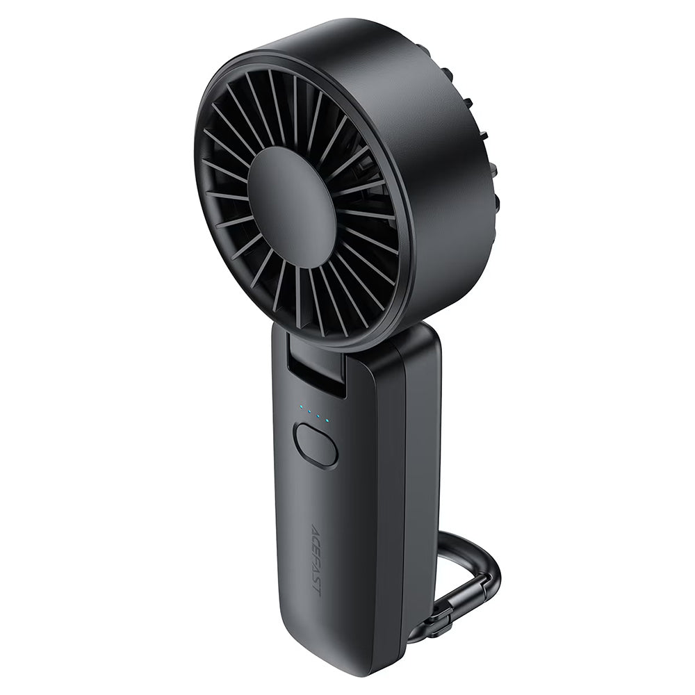 Ventilator Portabil Acefast (YF2), 1800mAh, 6400rpm, Negru
