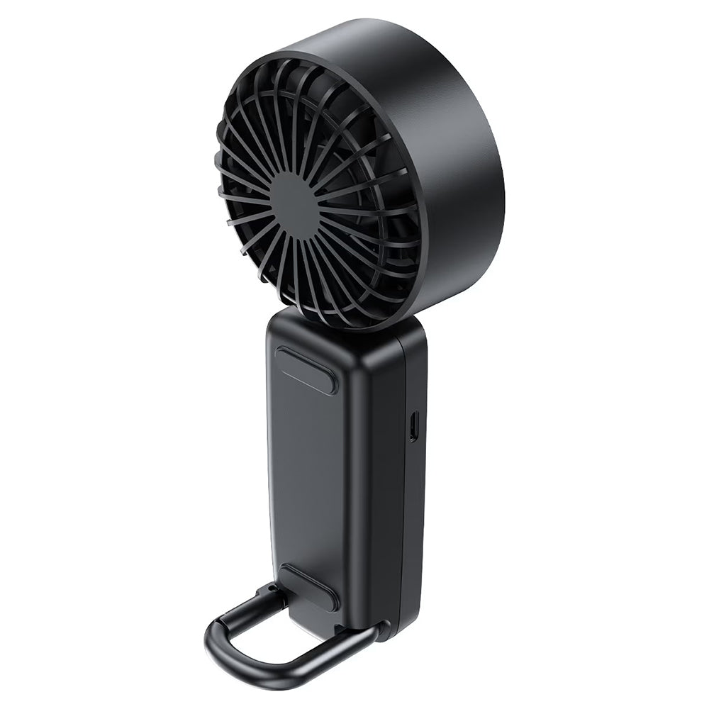 Ventilator Portabil Acefast (YF2), 1800mAh, 6400rpm, Negru