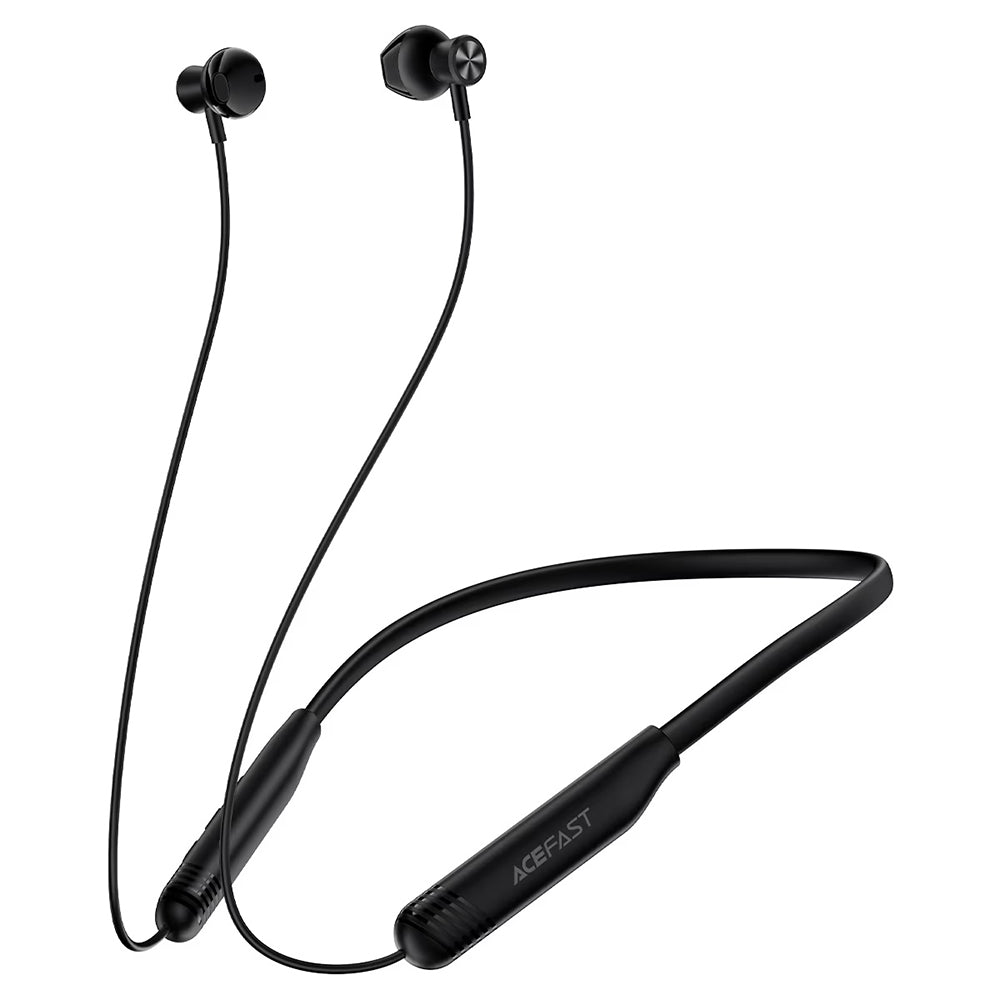 Casti Bluetooth Acefast (N9), 200mAh, Negru